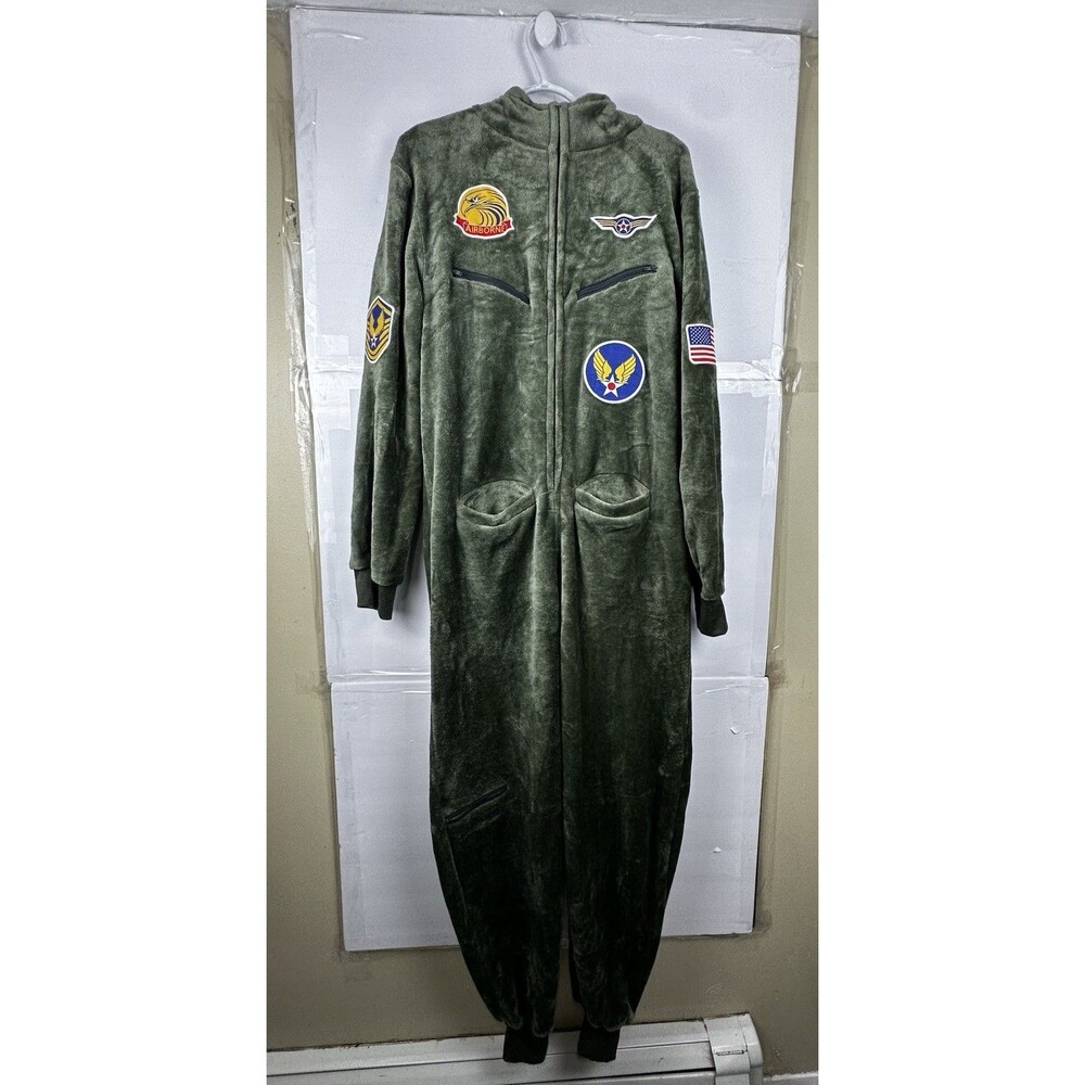 FUNZiEZ! Air Force Pilot Costume Plush Medium Flight Suit Patches 61*20